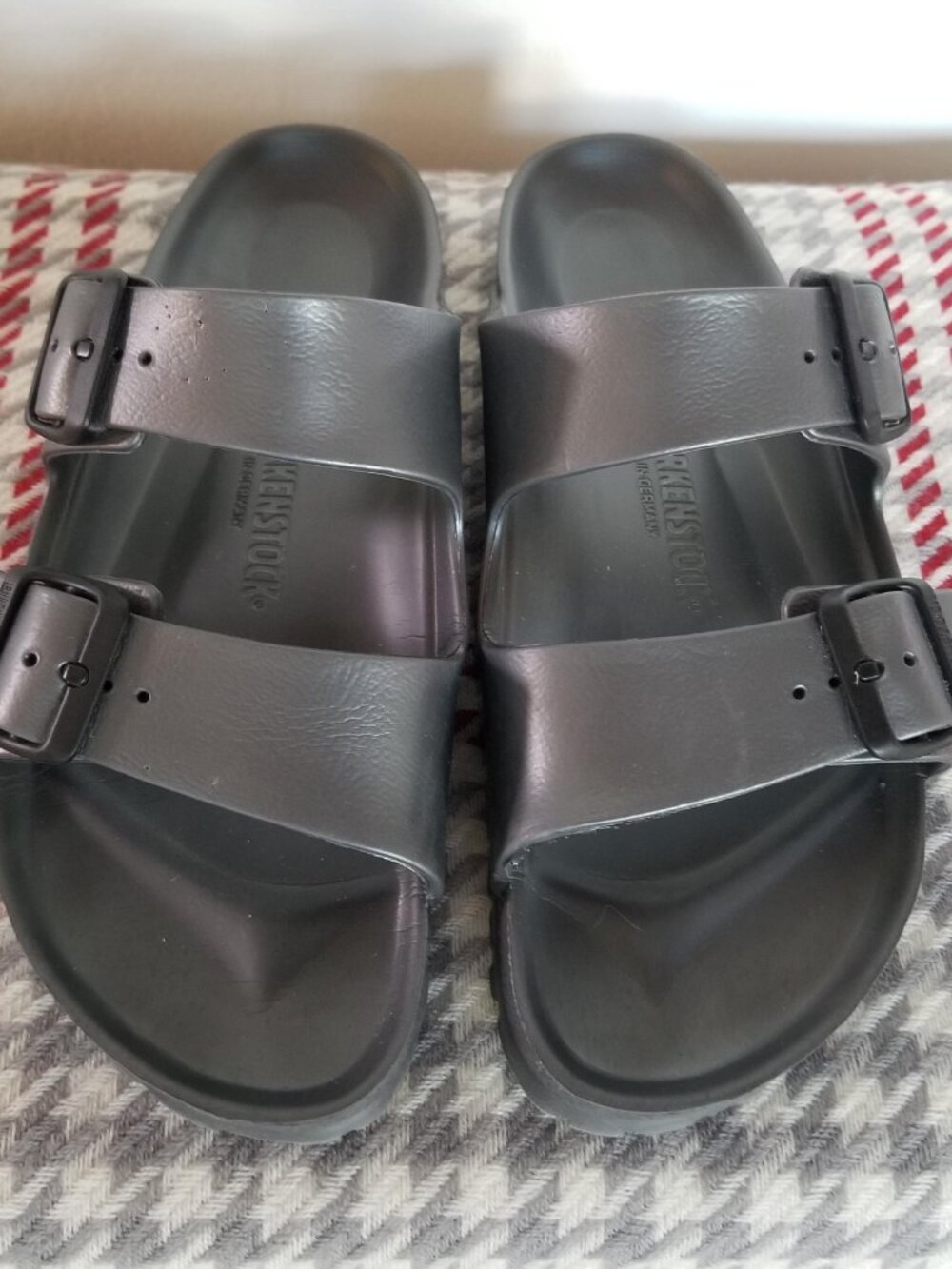 Birkenstock Arizona EVA Waterproof Slide in Anthracite Size 39 - Picture 6 of 12